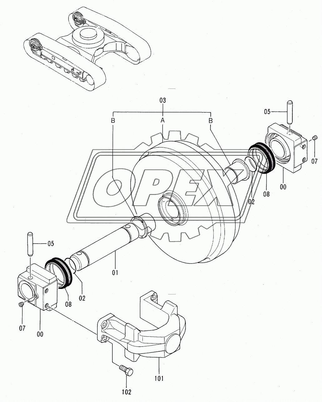 FRONT IDLER