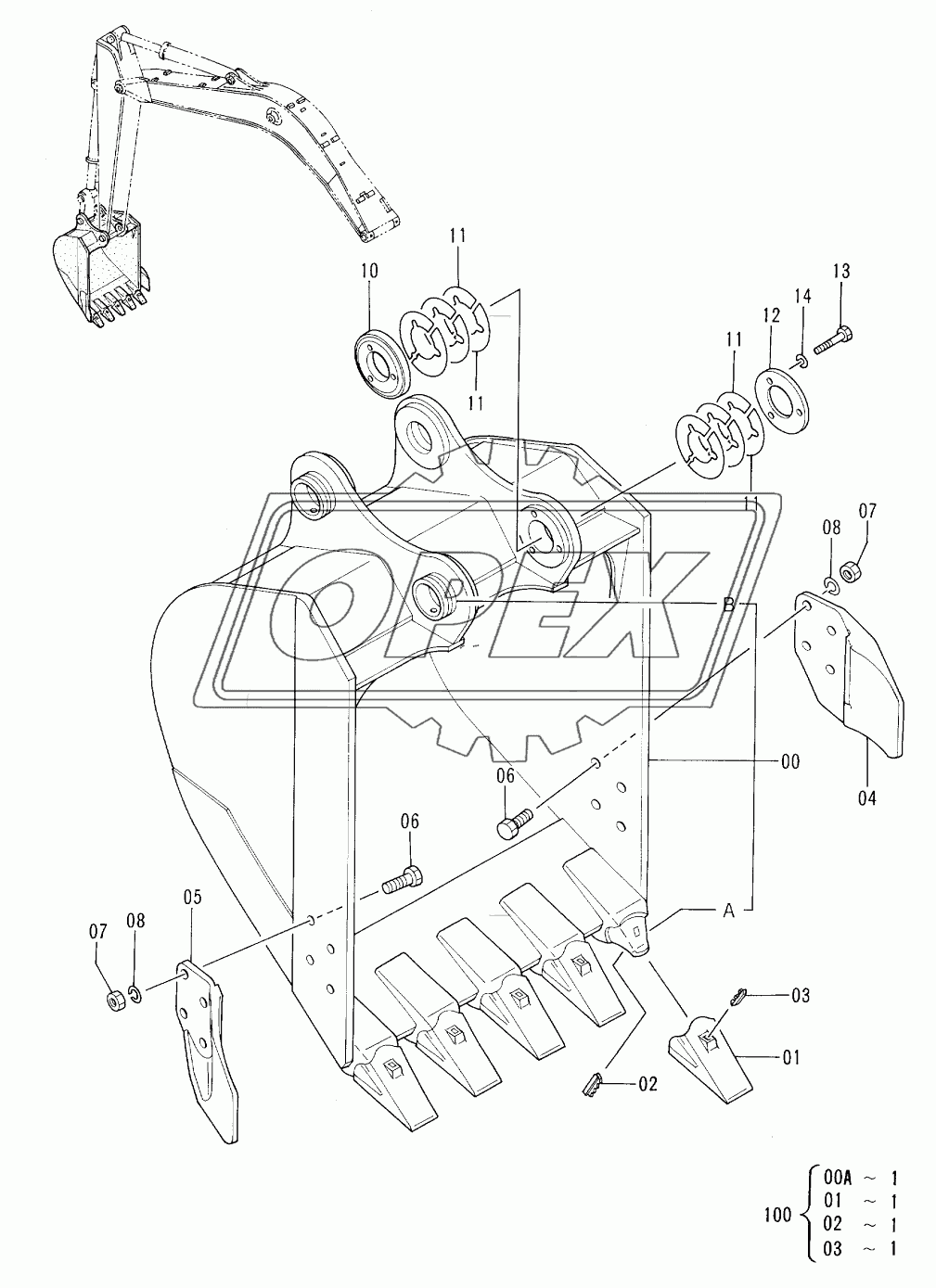 BUCKET (0.45)<JIS94>