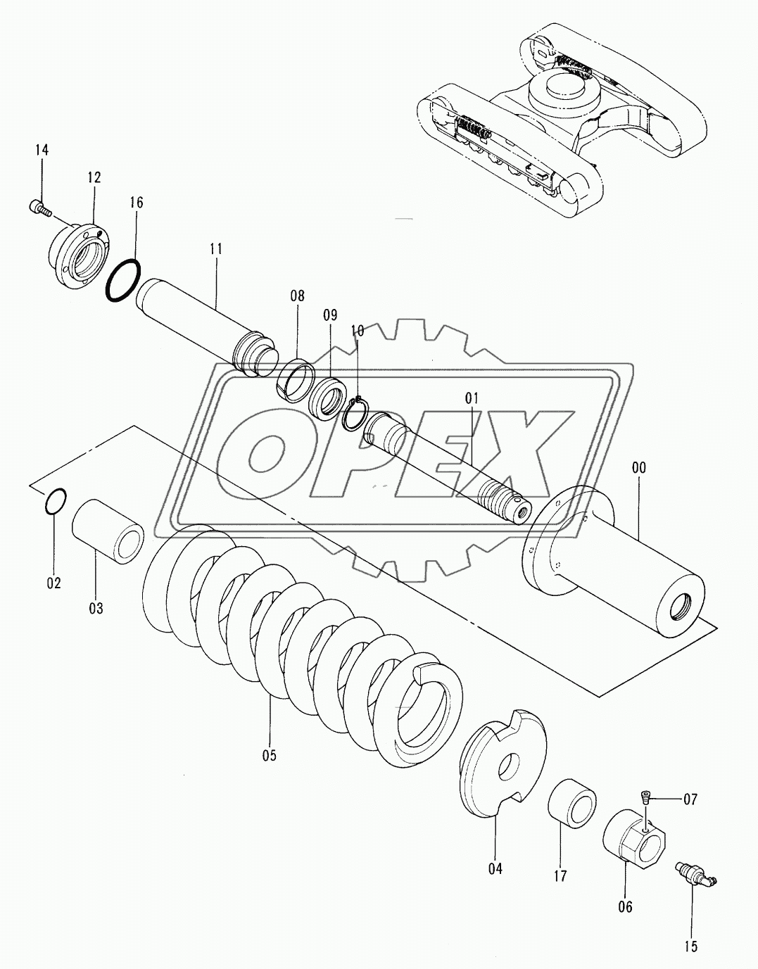 ADJUSTER (RUBBER CRAWLER)