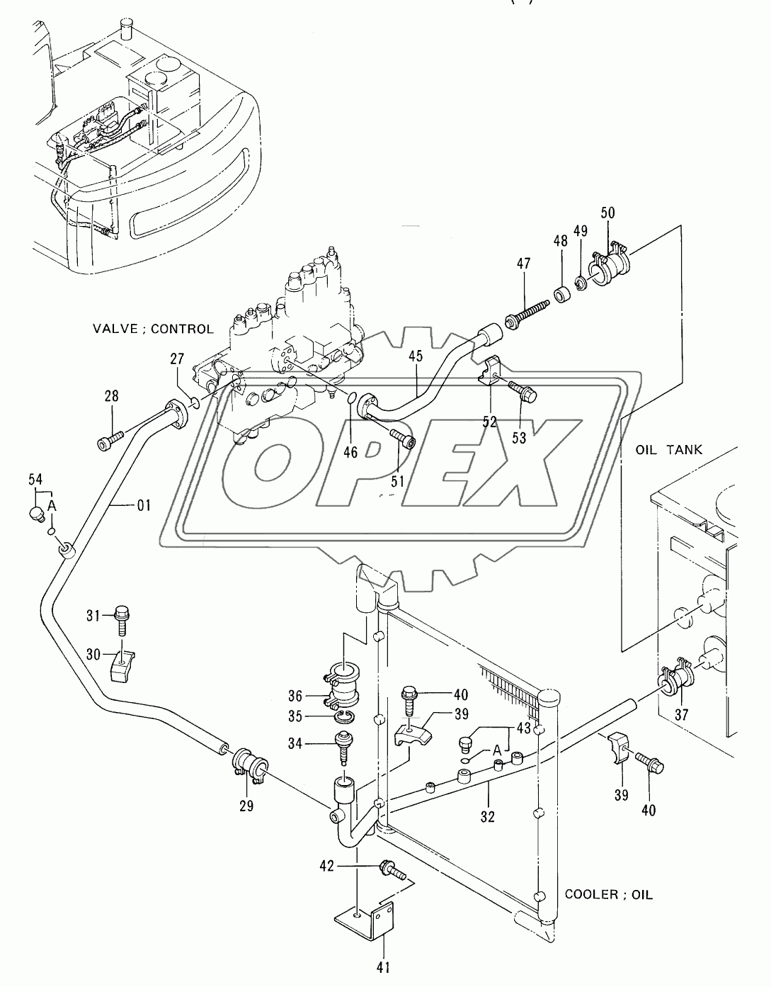 OIL COOLER PIPINGS (2)