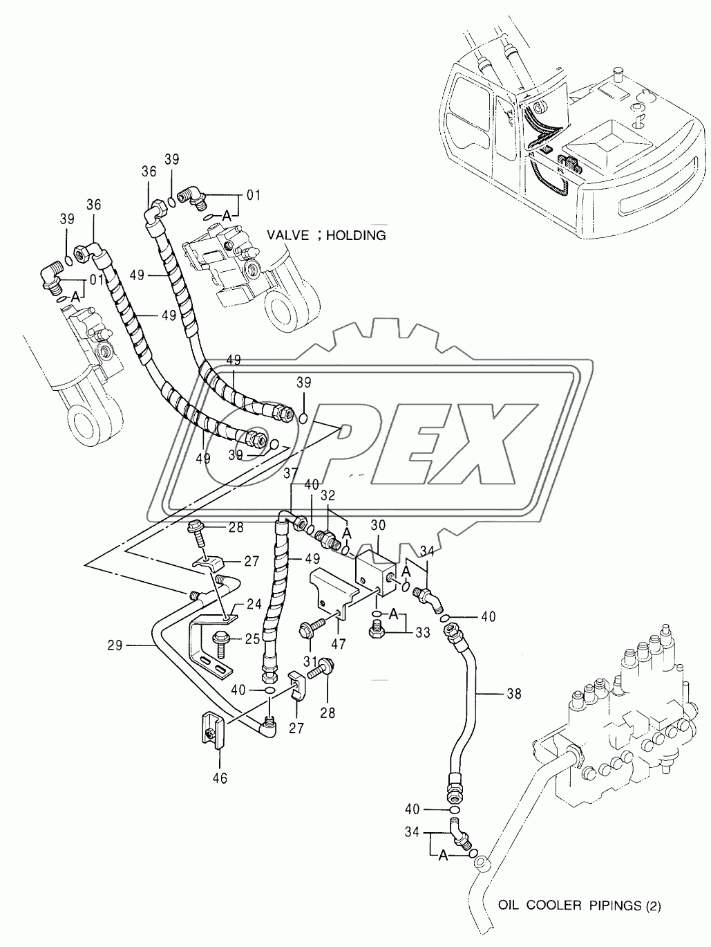 HOSE RUPTURE VALVE PIPINGS (BOOM) 3