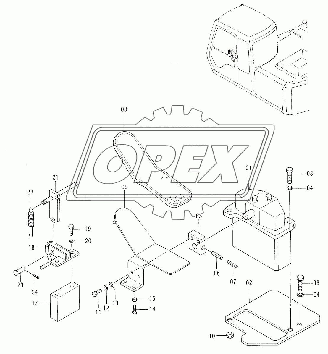 CONTROL PEDAL (BREAKER & CRUSHER)