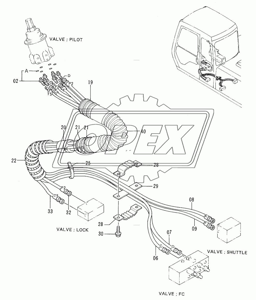 PILOT PIPINGS (5-1)(STD)