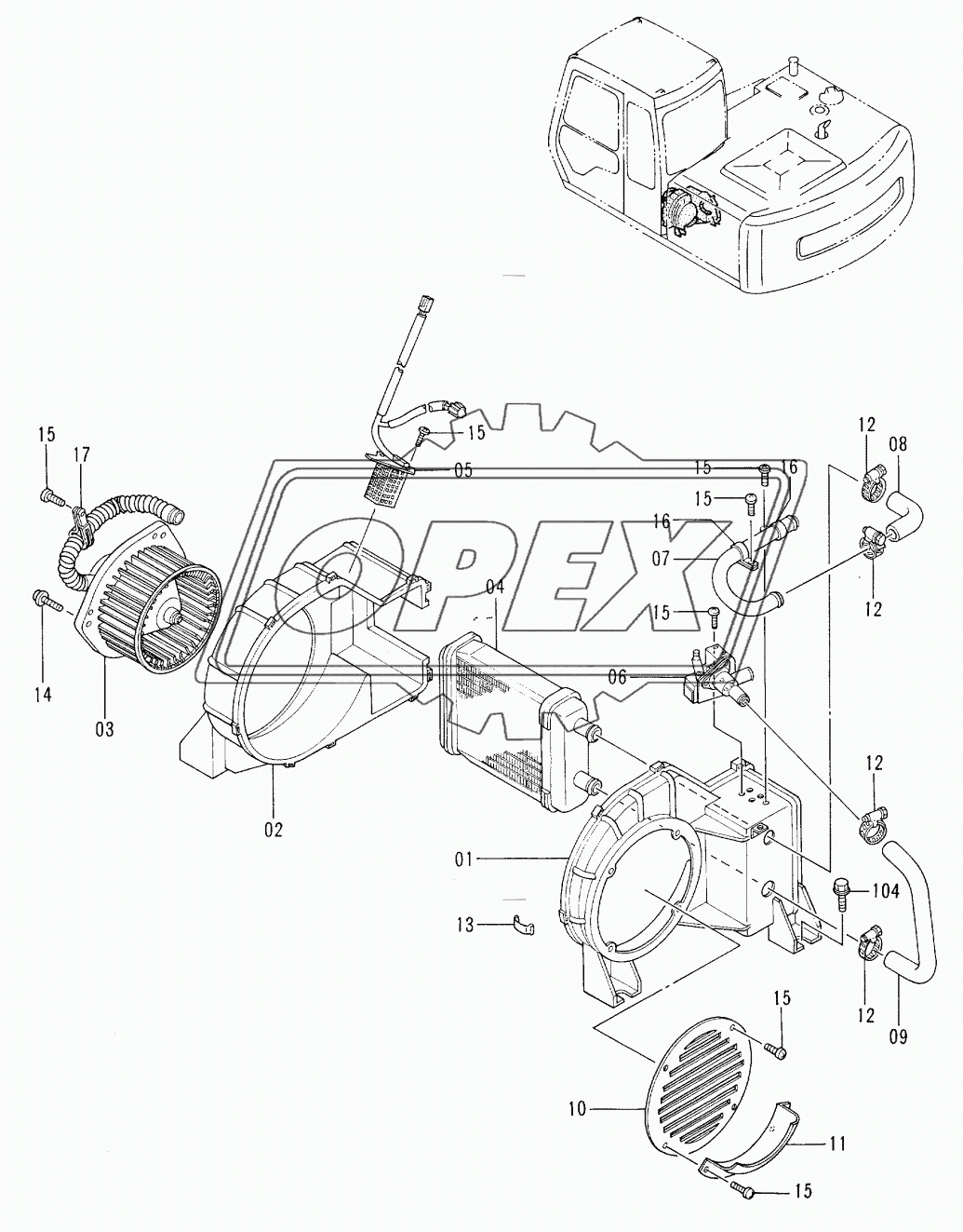 CAR HEATER (035001 - 035143)