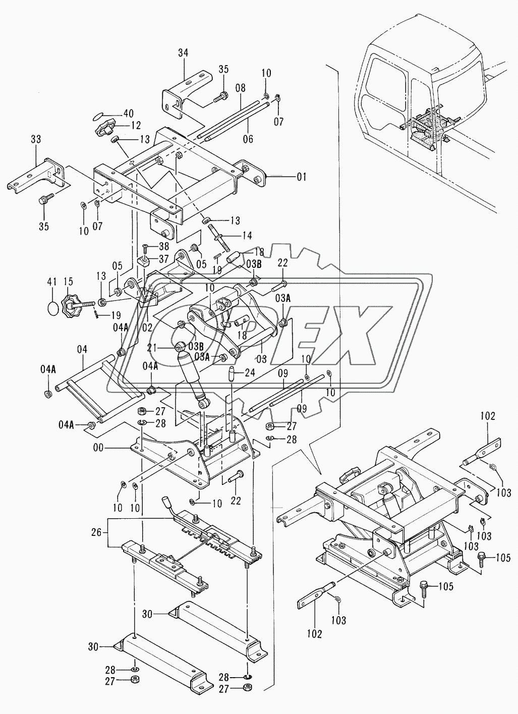 SEAT SUSPENSION (STD)