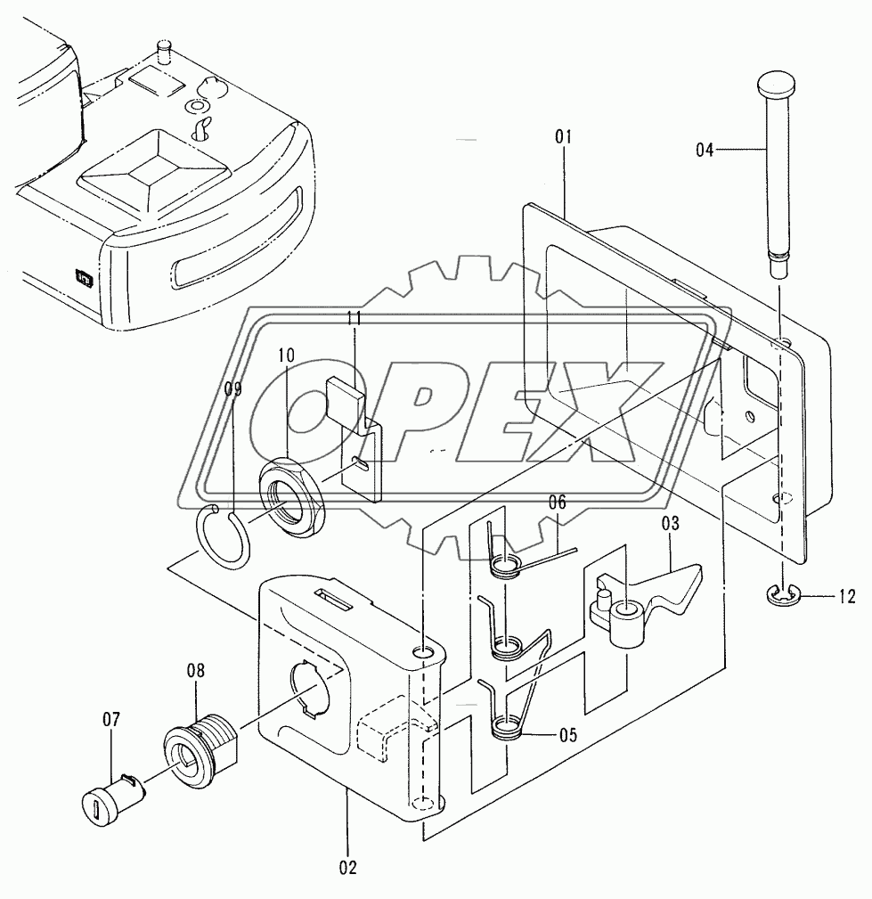 DOOR LOCK (4) (D94/11 -)