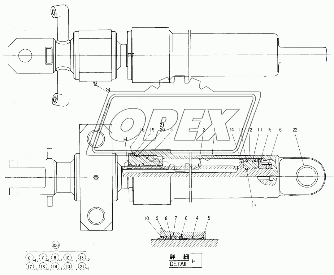 CYL., CLAMSHELL