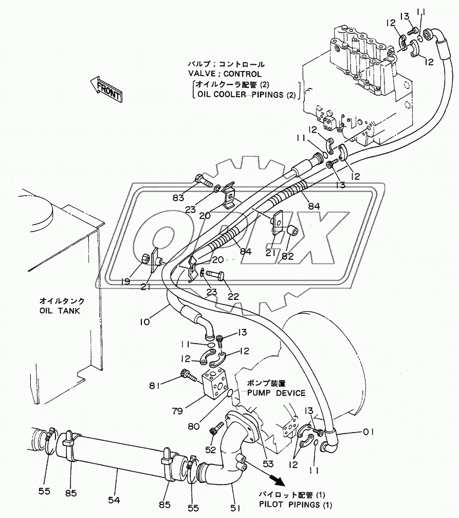 OIL COOLER PIPINGS (1)