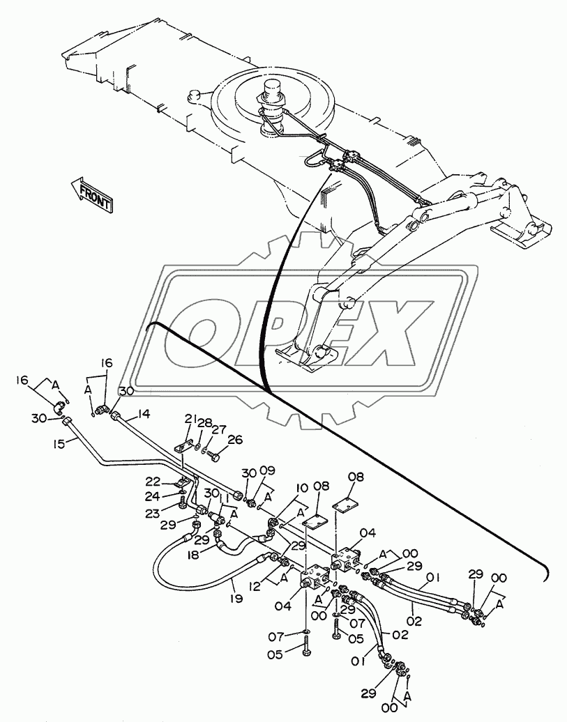 Outrigger Pipings (Carrier)