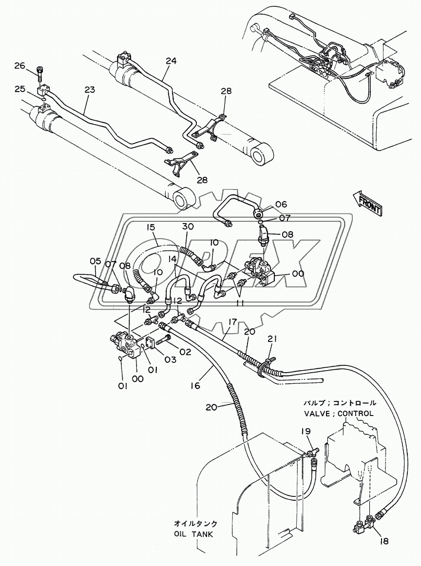 Hose Rupture Valve Pipings (Boom)