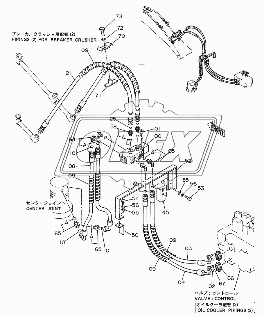 Pipings (1) For Breaker, Crusher