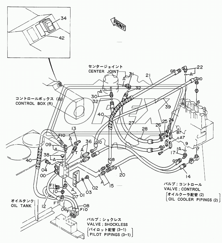 BLADE PIPINGS (SUPERSTRUCTURE)