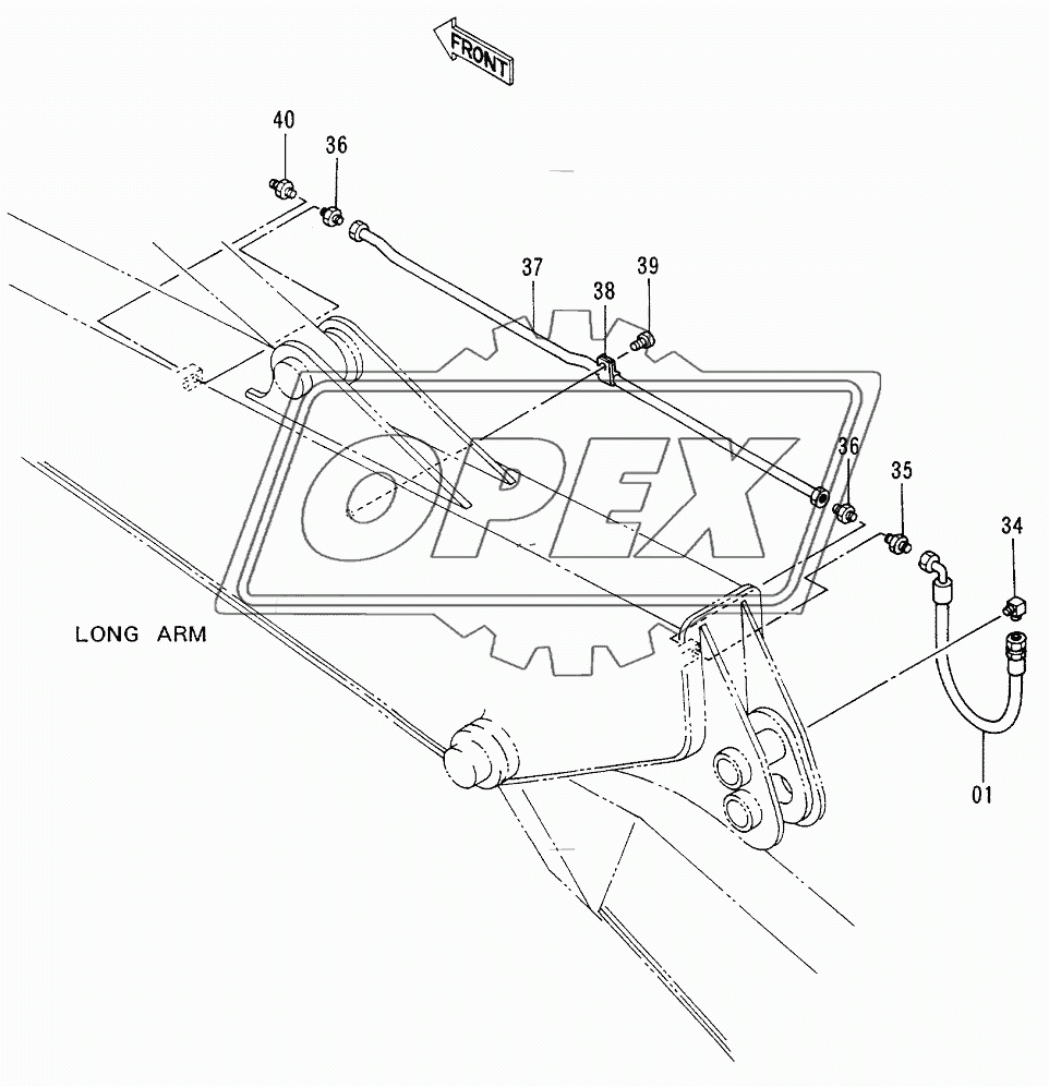 Lubricate Pipings (Long Arm)