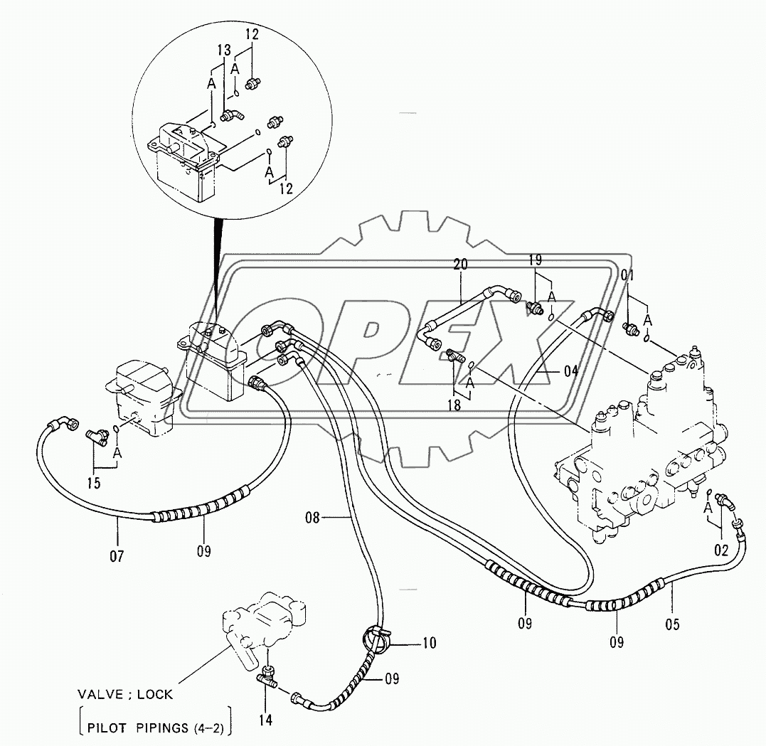 Pilot Pipings (Breaker & Crusher) Serial №30001-D90/10