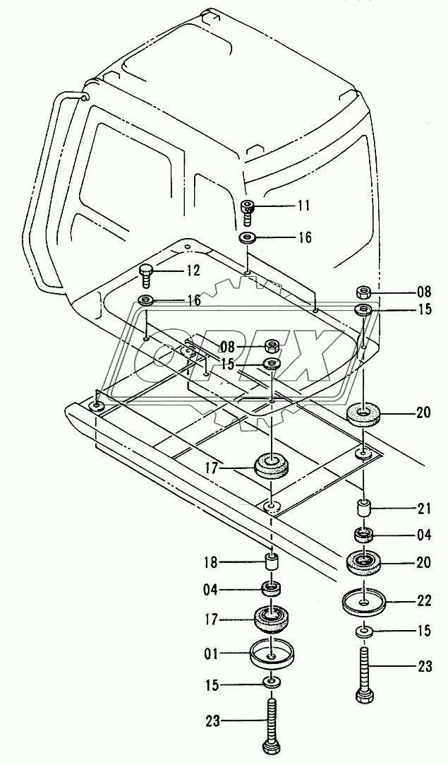 Cab Group (1) Serial №35233-38429