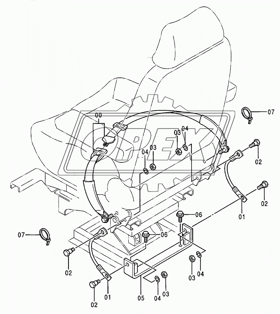 Seat Belt Serial №37033-38429