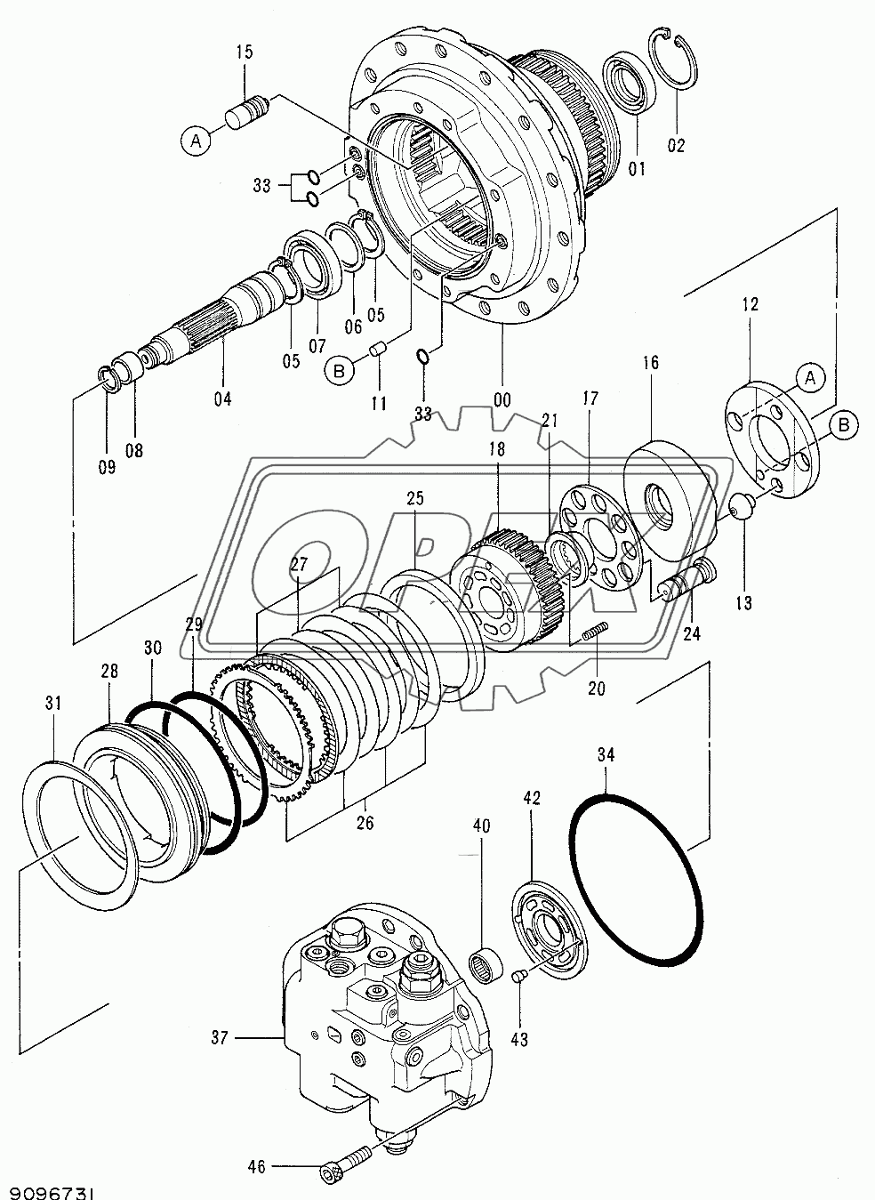 MOTOR, OIL (TRAVEL)