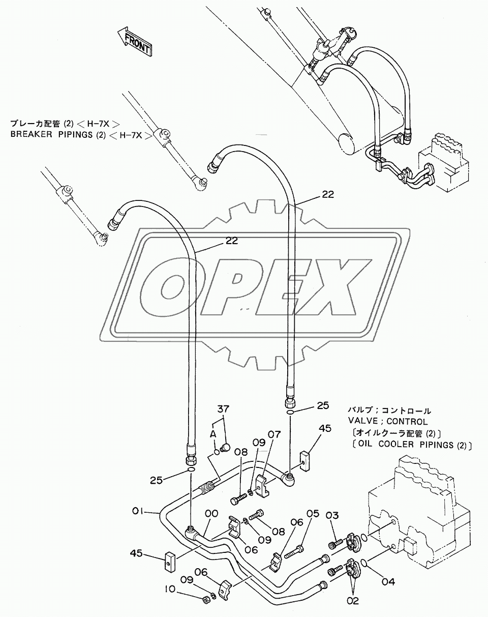 BREAKER PIPINGS (1) <H-7X>