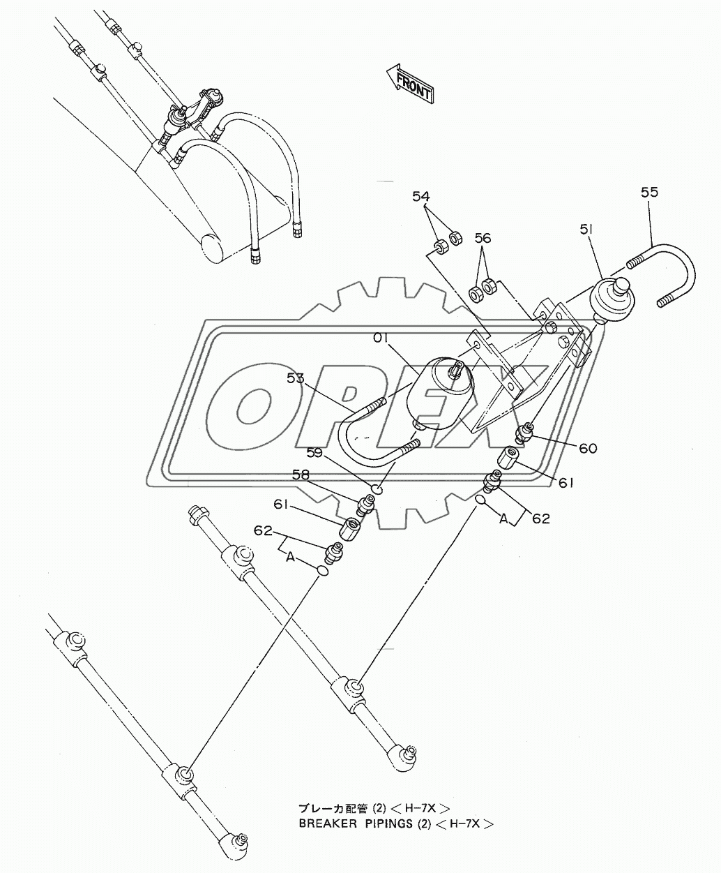 BREAKER PIPINGS (3) <H-7X>