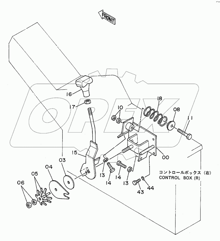 ENGINE CONTROL LEVER (1)