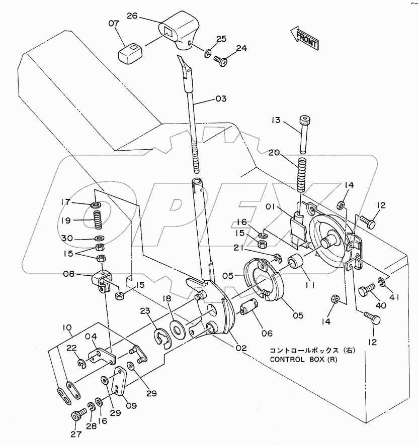 ENGINE CONTROL LEVER (1)