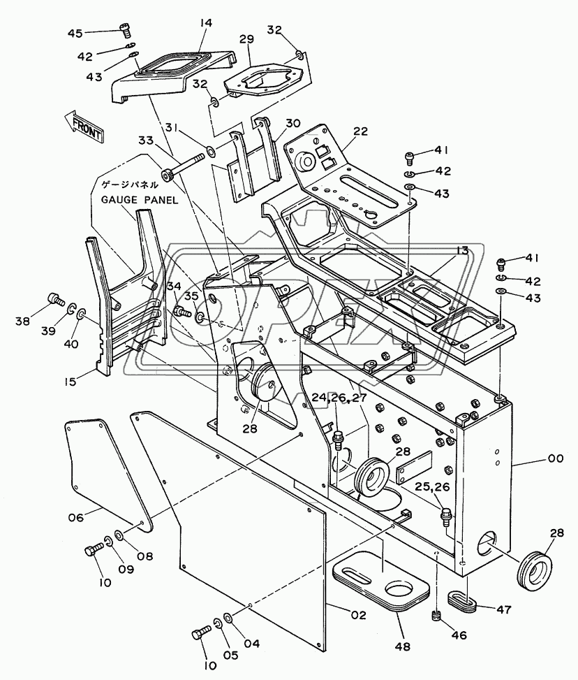 CONTROL BOX (R) <SDX>