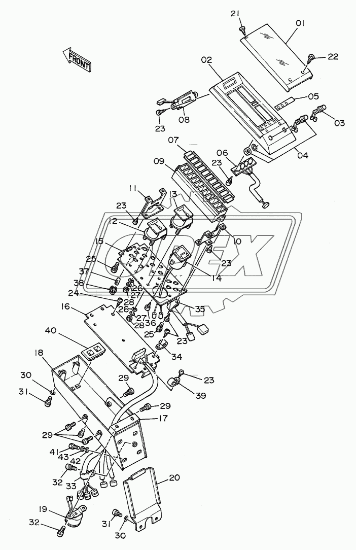 GAUGE PANEL <SDX>