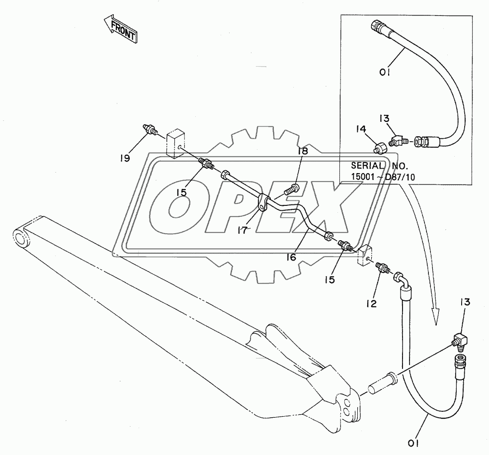 LUBRICATE PIPINGS (LONG ARM)