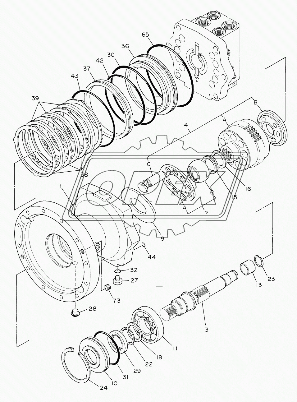 MOTOR, OIL (1/2) 1