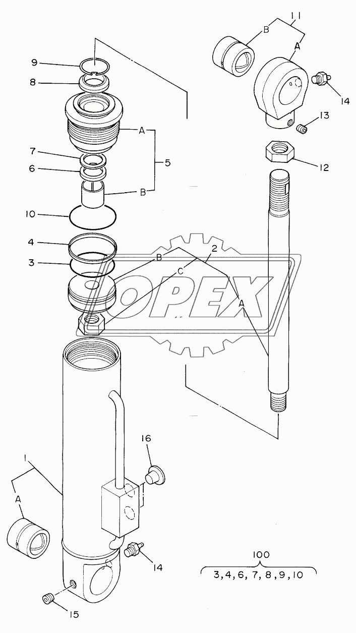 CYL., STEERING (R)