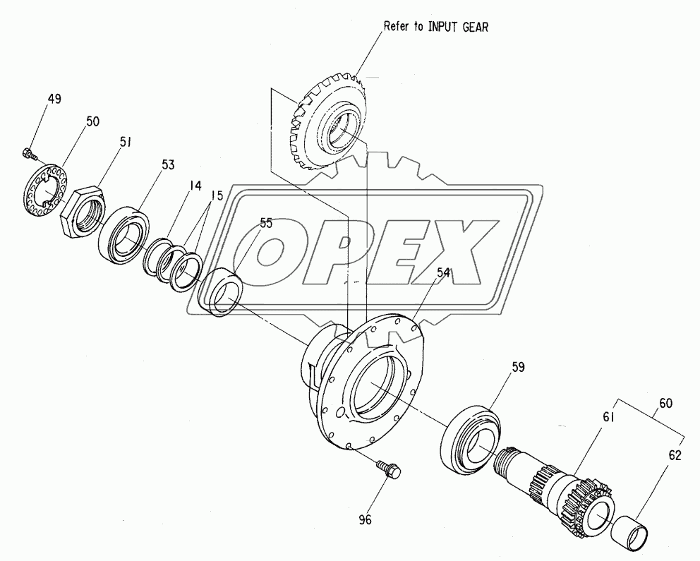 BEVEL GEAR SHAFT