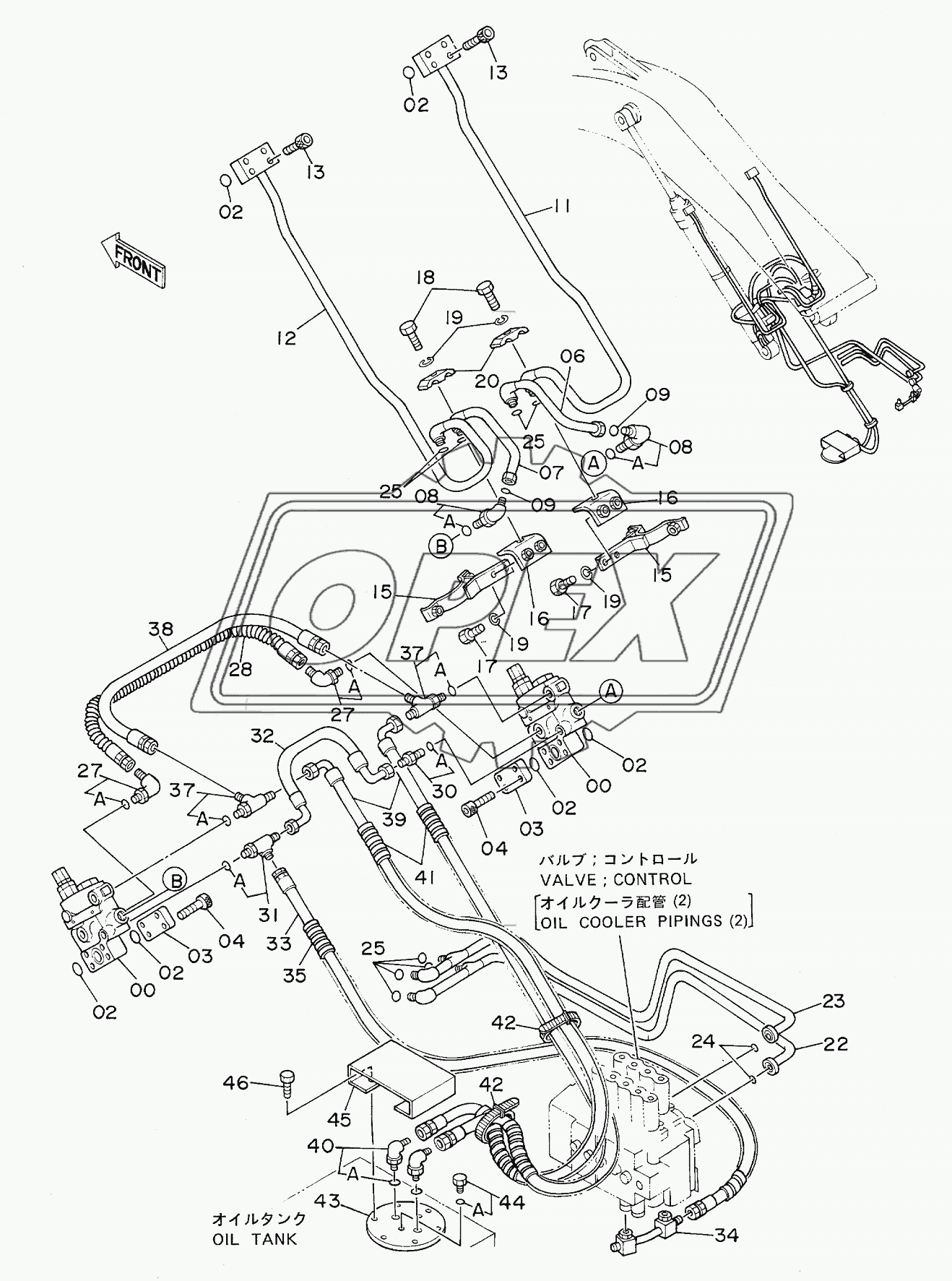 HOSE RUPTURE VALVE PIPINGS (BOOM)