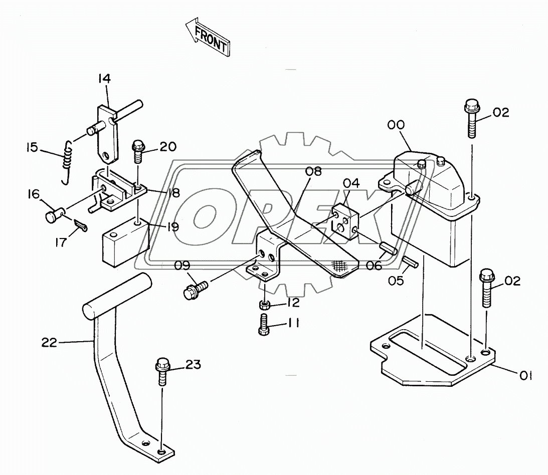 SPARE PEDAL