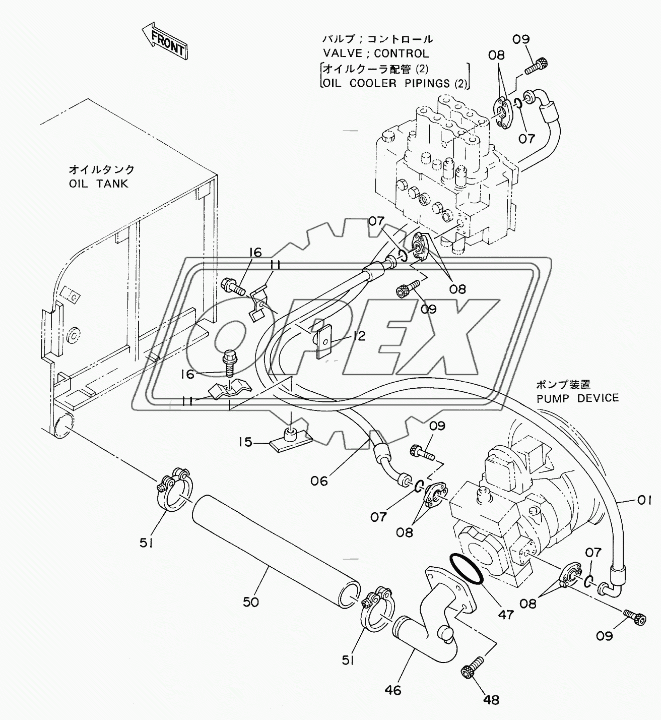 OIL COOLER PIPINGS (1)