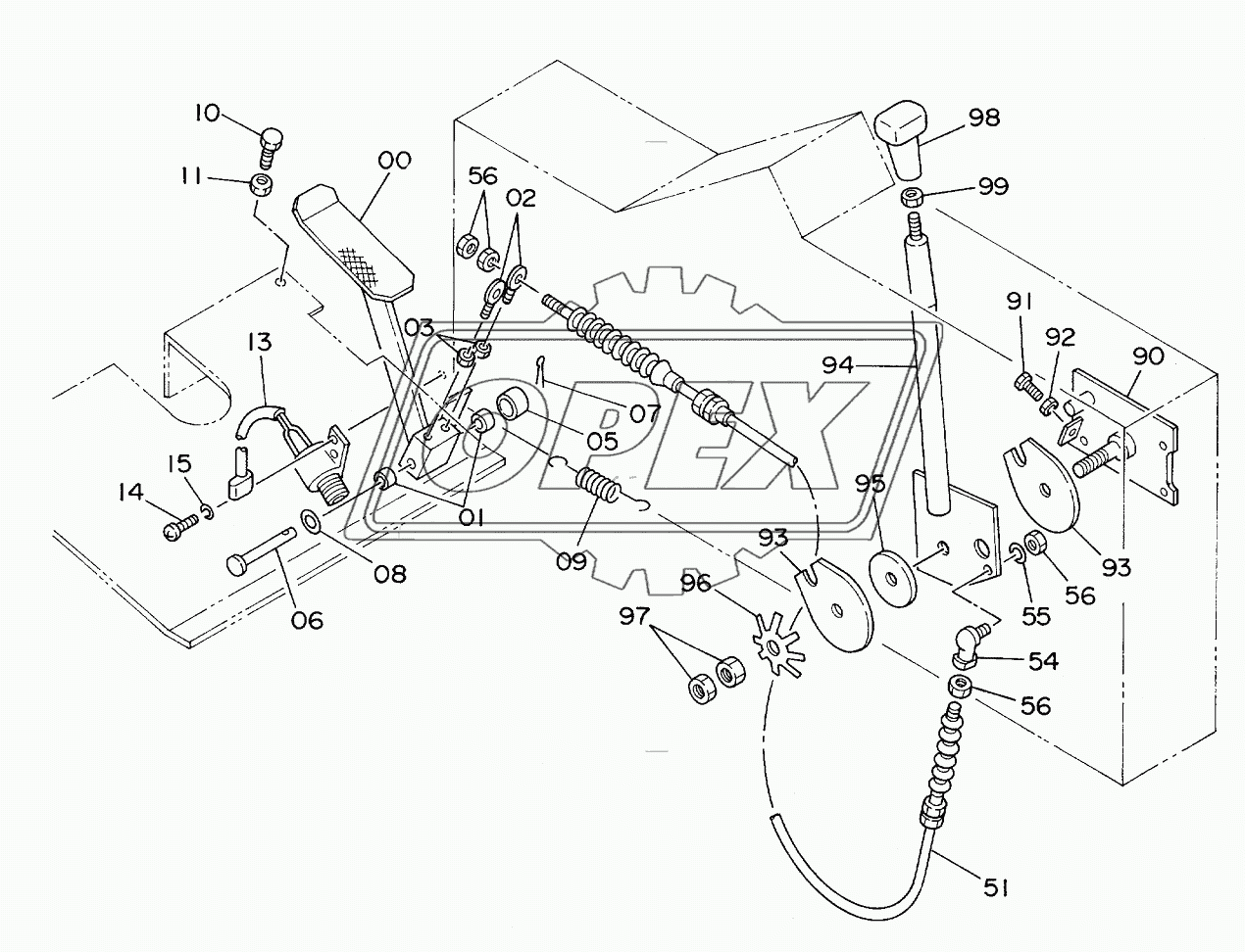 ENGINE CONTROL LEVER (1)