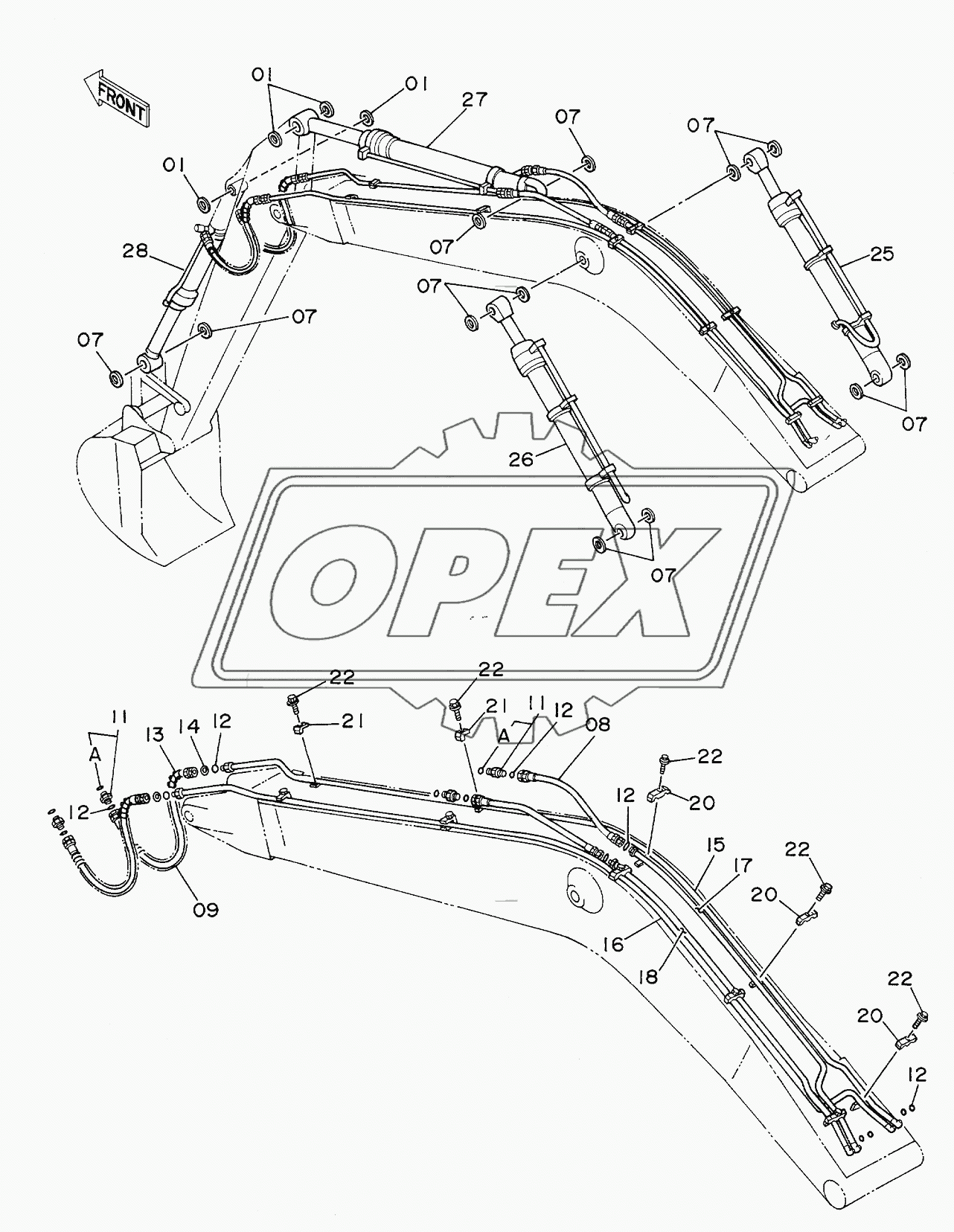 FRONT PIPINGS