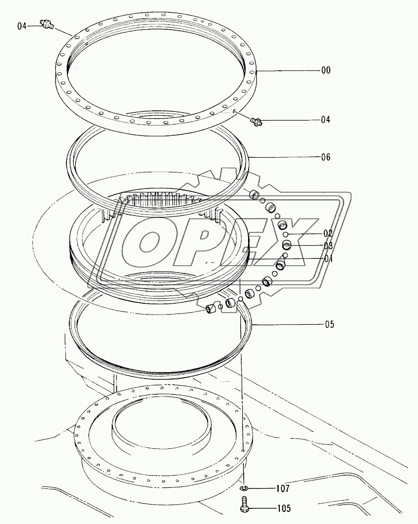 SWING BEARING 60001-