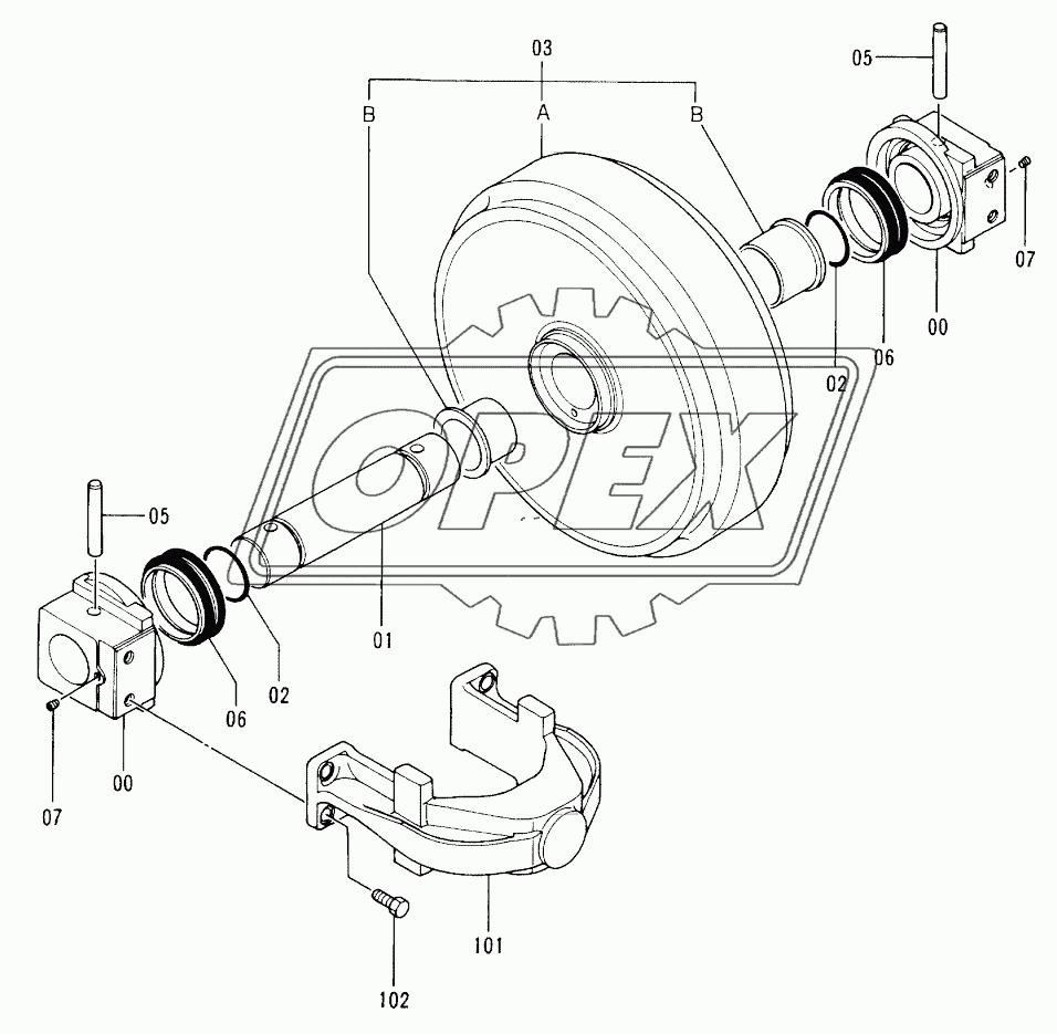 FRONT IDLER 60001-