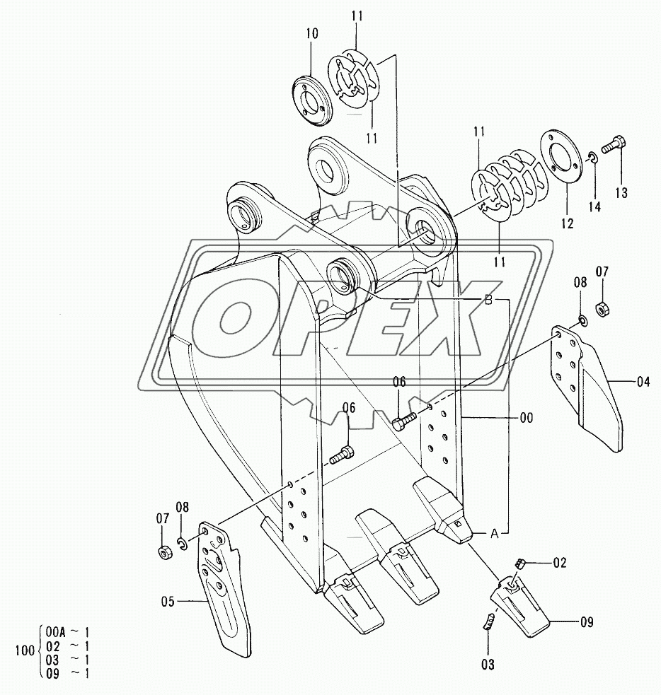 BUCKET 0,45 60001-