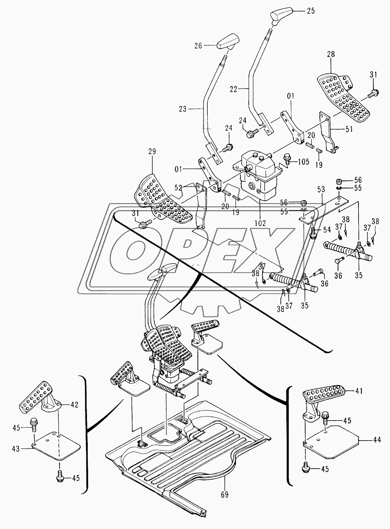 CONTROL LEVER (2) 74818-