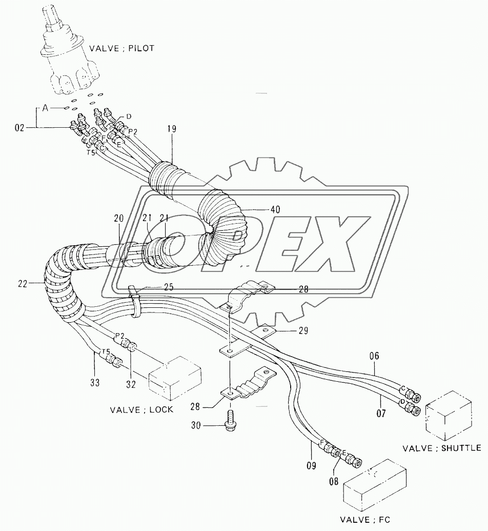 PILOT PIPINGS (5-1) <USA> 60001-