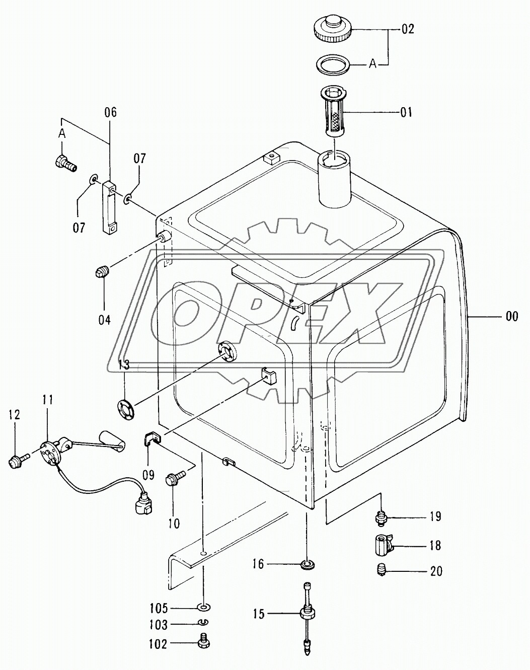 FUEL TANK 60001-