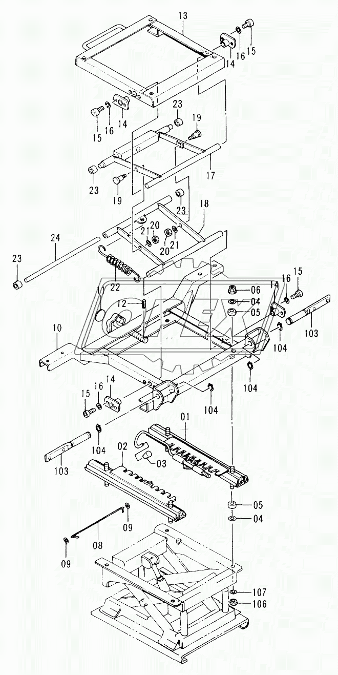 SEAT STAND <USA> 60001-74817