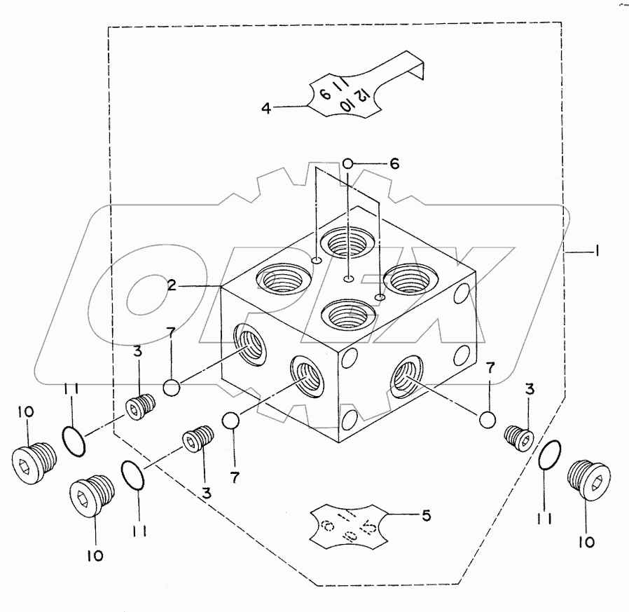 VALVE, SHUTTLE Serial №60001-