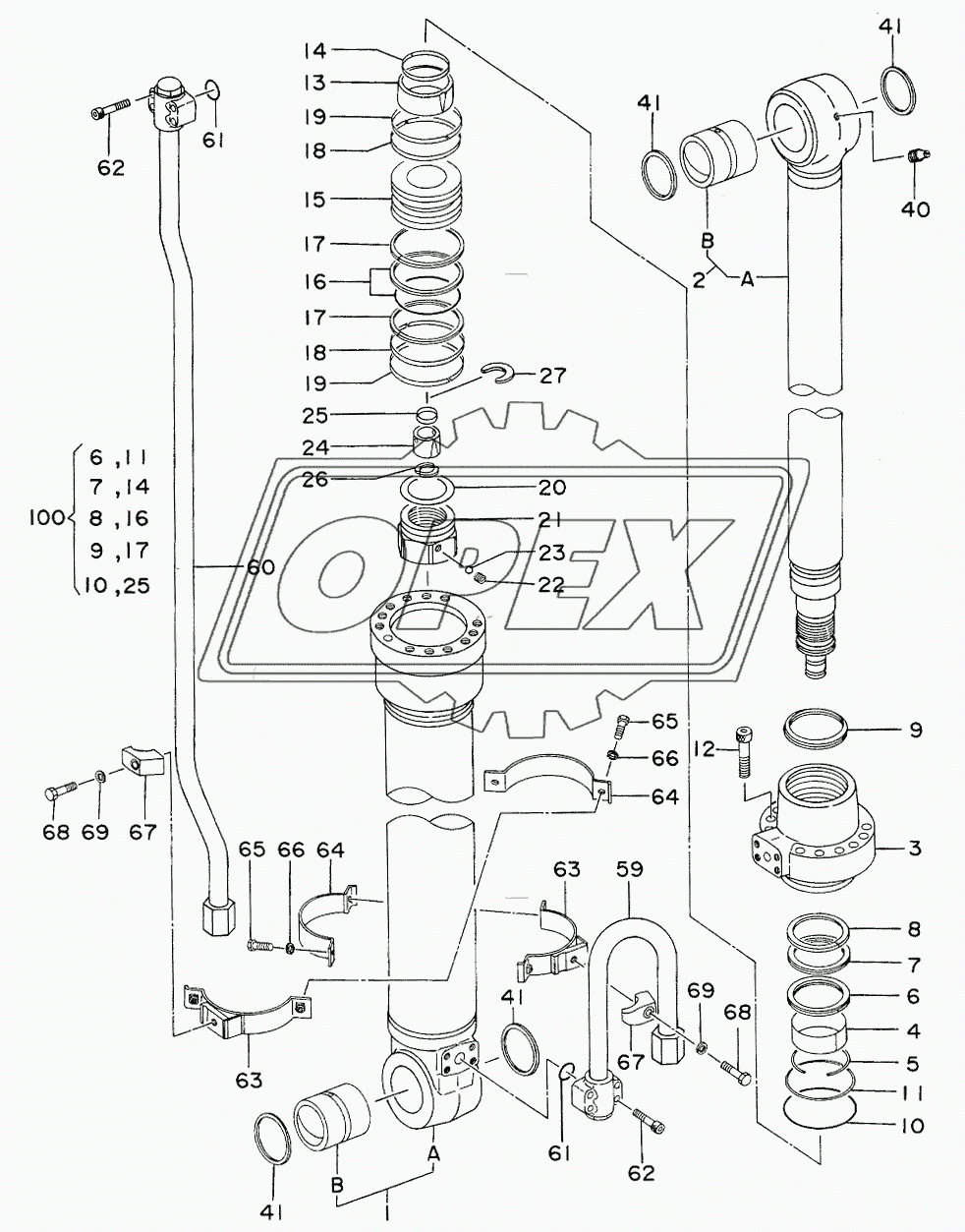 CYL., ARM Serial №60001-D92/01