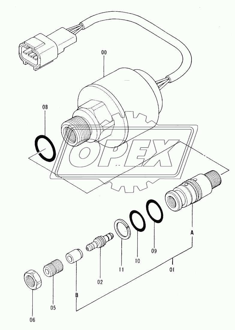 SENSOR, DP Serial №60001-