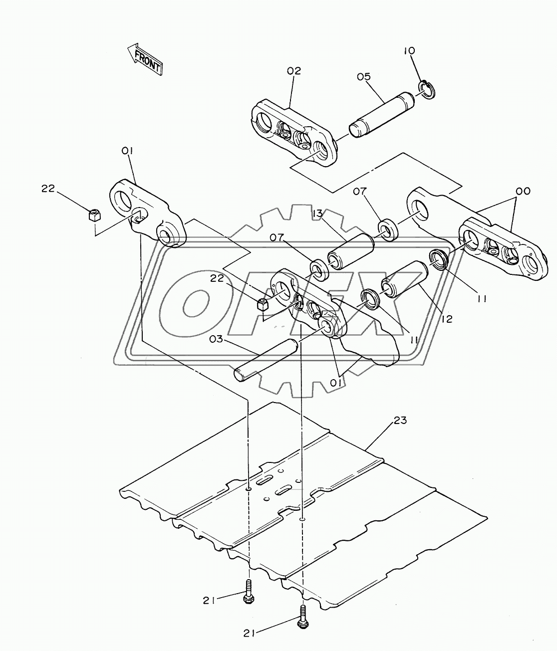 TRACK-LINK 800G (STD. TRACK)