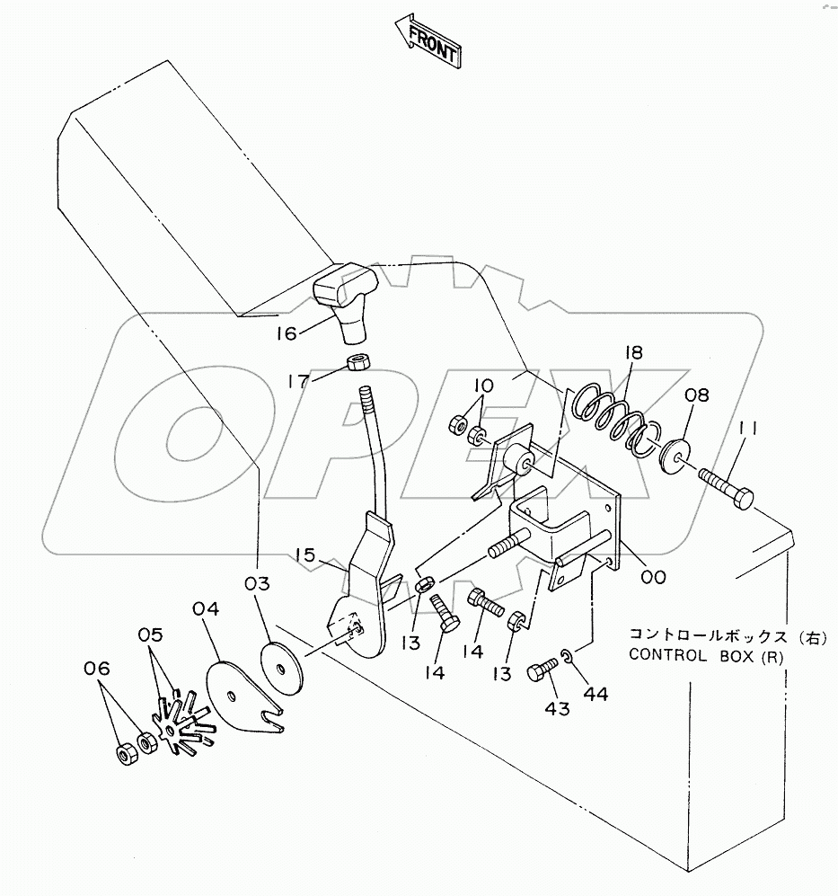 ENGINE CONTROL LEVER (1)