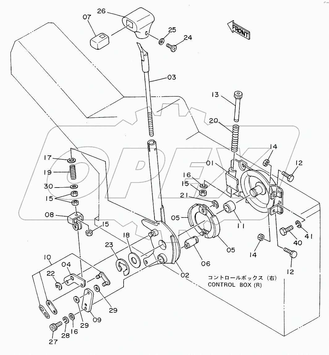 ENGINE CONTROL LEVER (1)