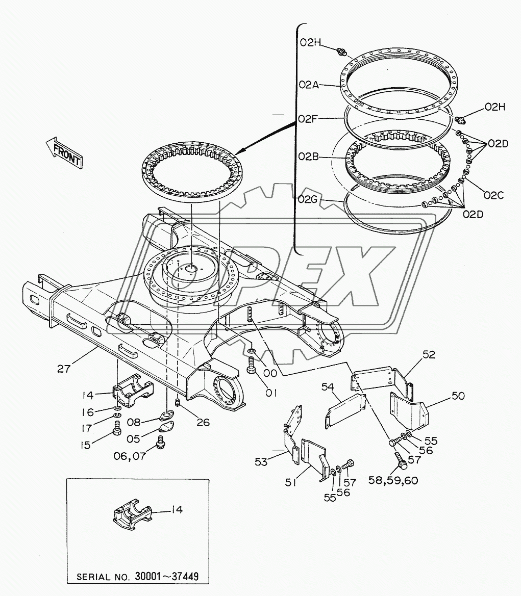 TRACK FRAME (STD. TRACK)